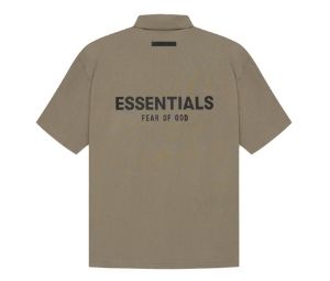 FEAR OF GOD ESSENTIALS Polo Taupe (SS21)
