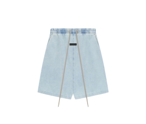 Fear of God Essentials Relaxed Short Light Wash Denim