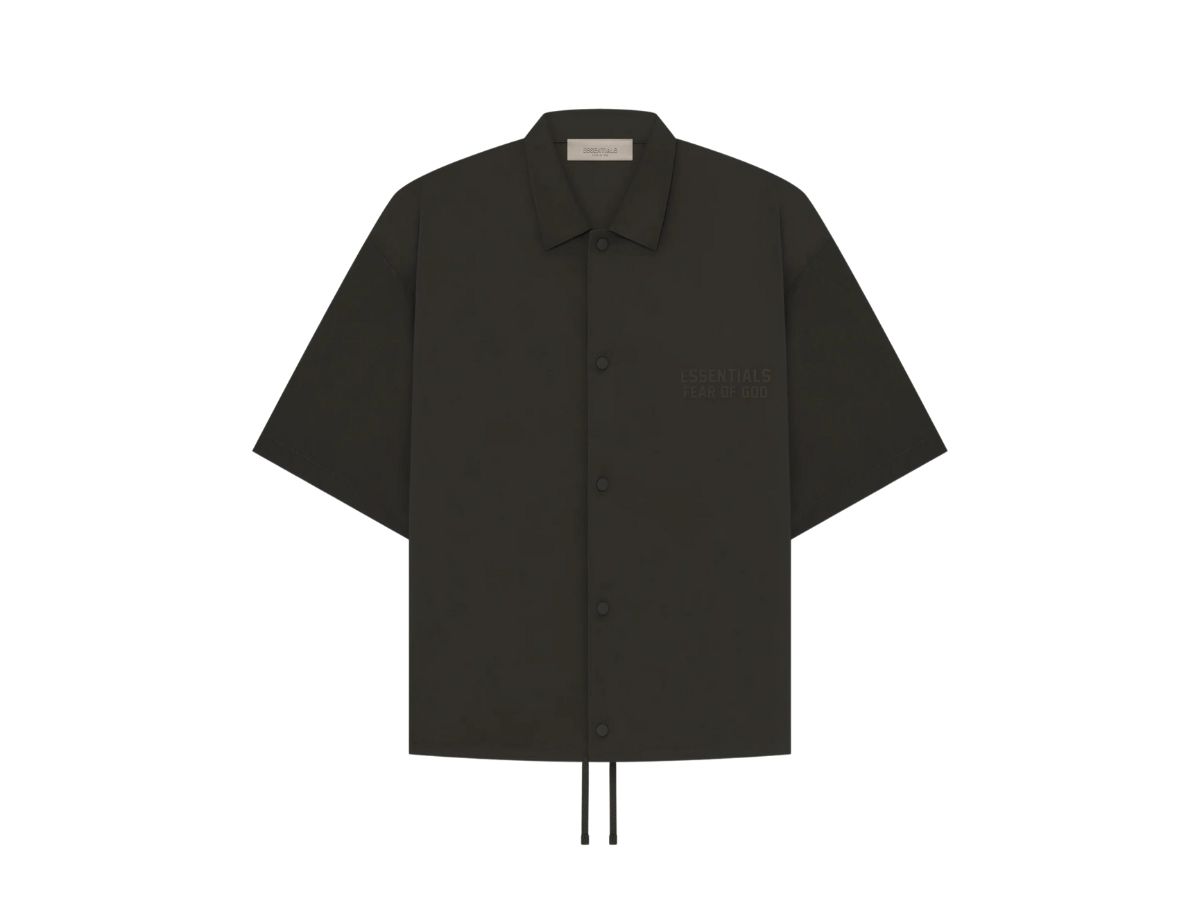 人気 ☆FEAROFGOD☆ ESSENTIALS SS T-SHIRT OFF BLACK - 23SS Fear of God Essentials T-shirt Off Black (SS23)