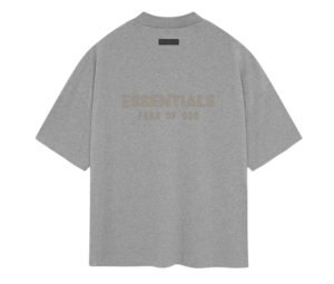 Fear of God Essentials V-Neck T-Shirt Dark Heather Oatmeal (SP24)
