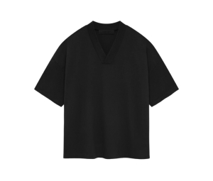 Fear Of God Essentials V-neck Tshirt Jet Black (SP24)
