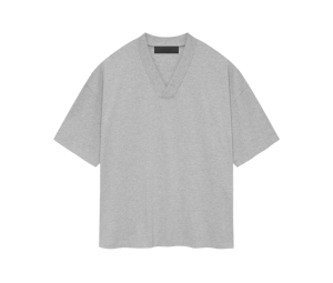 Buy Fear of God Essentials V-neck Tshirt Light Heather Grey (SP24) at Sasom – Authentic and Ready to Ship