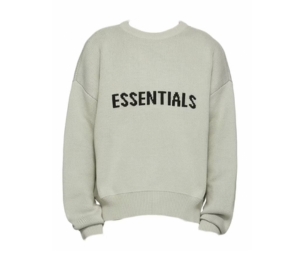 Fear of God Essentials x SSENSE Knit Sweater Concrete