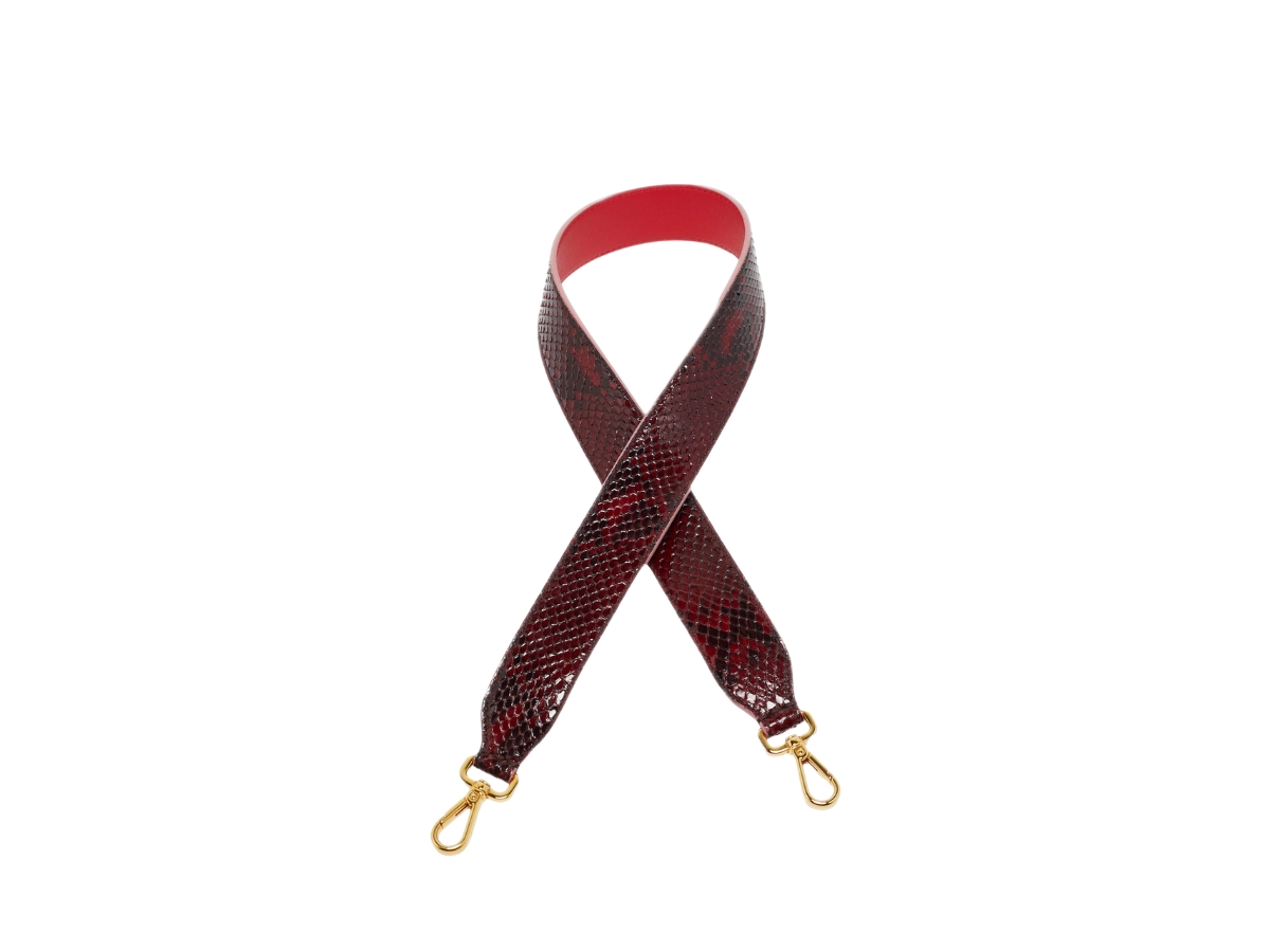 Buy Fendi Python Strap You Shoulder Bag Red at Sasom – Authentic and Ready to Ship