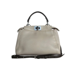 Buy Fendi Peekaboo Fendi Handbag Shoulder Bag Grey Khaki at Sasom – Authentic and Ready to Ship