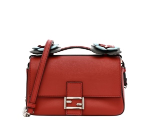 Buy Fendi Vitello Dolce Flowerland Bi-Color Red at Sasom – Authentic and Ready to Ship