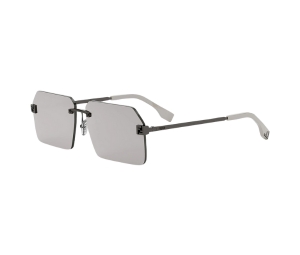 Fendi FE40043U Sunglasses In Frame Metal With Grey Lens