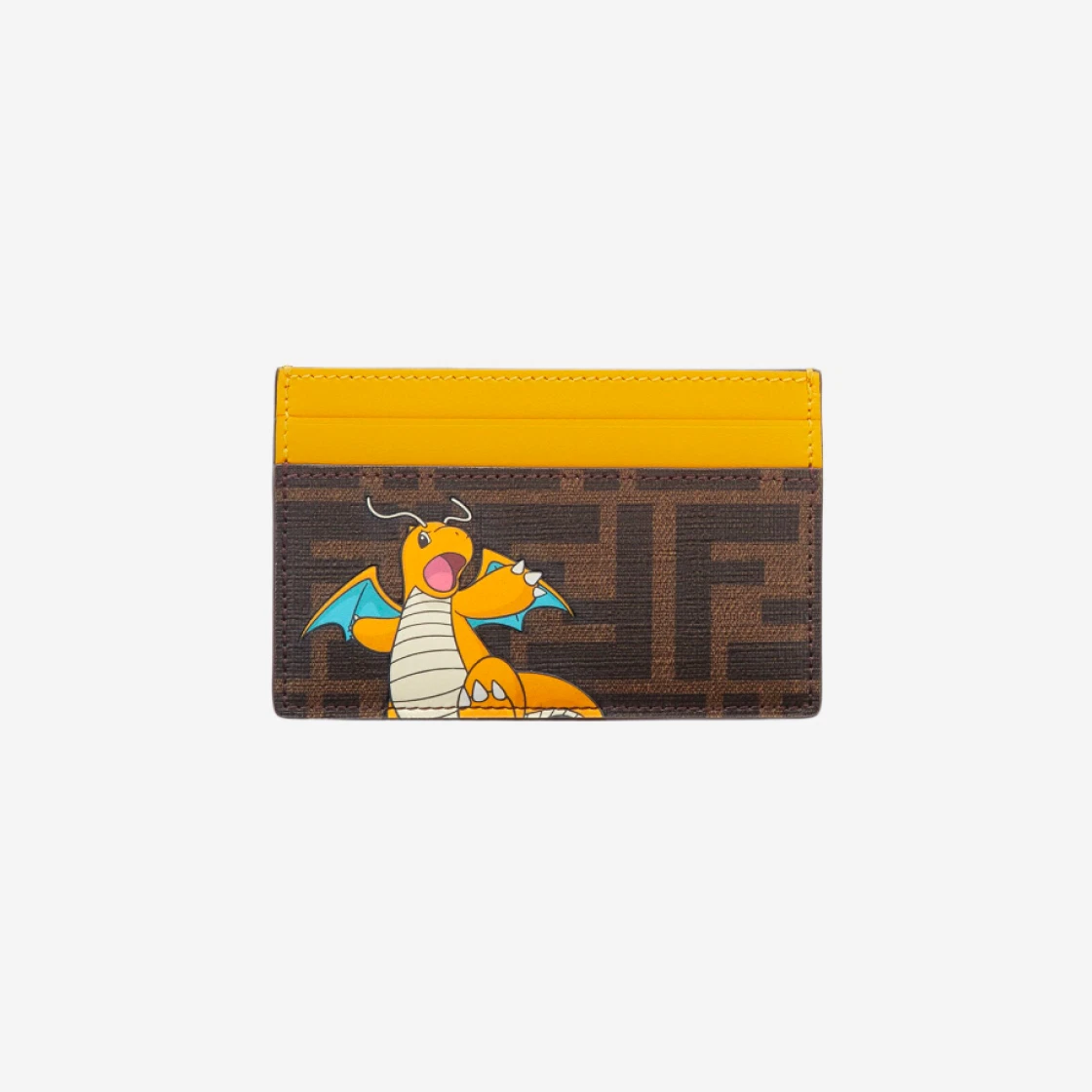 https://d2cva83hdk3bwc.cloudfront.net/fendi-x-fragment-x-pokemon-brown-ff-fabric-card-holder-yellow-2.jpg