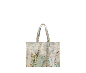 Buy Acne Studios Logo Shoulder Tote Bag Green at Sasom – Authentic and Ready to Ship