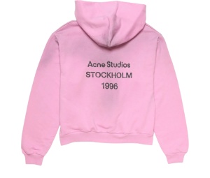 Buy Acne Studios Logo Hooded Sweater Candy Pink at Sasom – Authentic and Ready to Ship