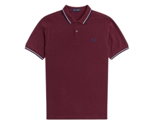 Buy Fred Perry Twin Tipped Polo Mahogany at Sasom – Authentic and Ready to Ship