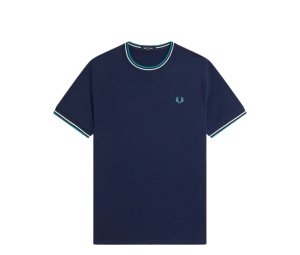 Buy Fred Perry Twin Tipped Logo T-Shirt Dark Blue at Sasom – Authentic and Ready to Ship