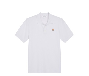 Buy Maison Kitsune Fox Head Patch Classic Polo White at Sasom – Authentic and Ready to Ship