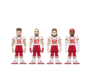 Buy Funko Gold NFL Kansas City Chiefs Super Bowl LVII Champions 12 Inch Fanatics Exclusive Figure 4-Pack (LE 2023) at Sasom – Authentic and Ready to Ship
