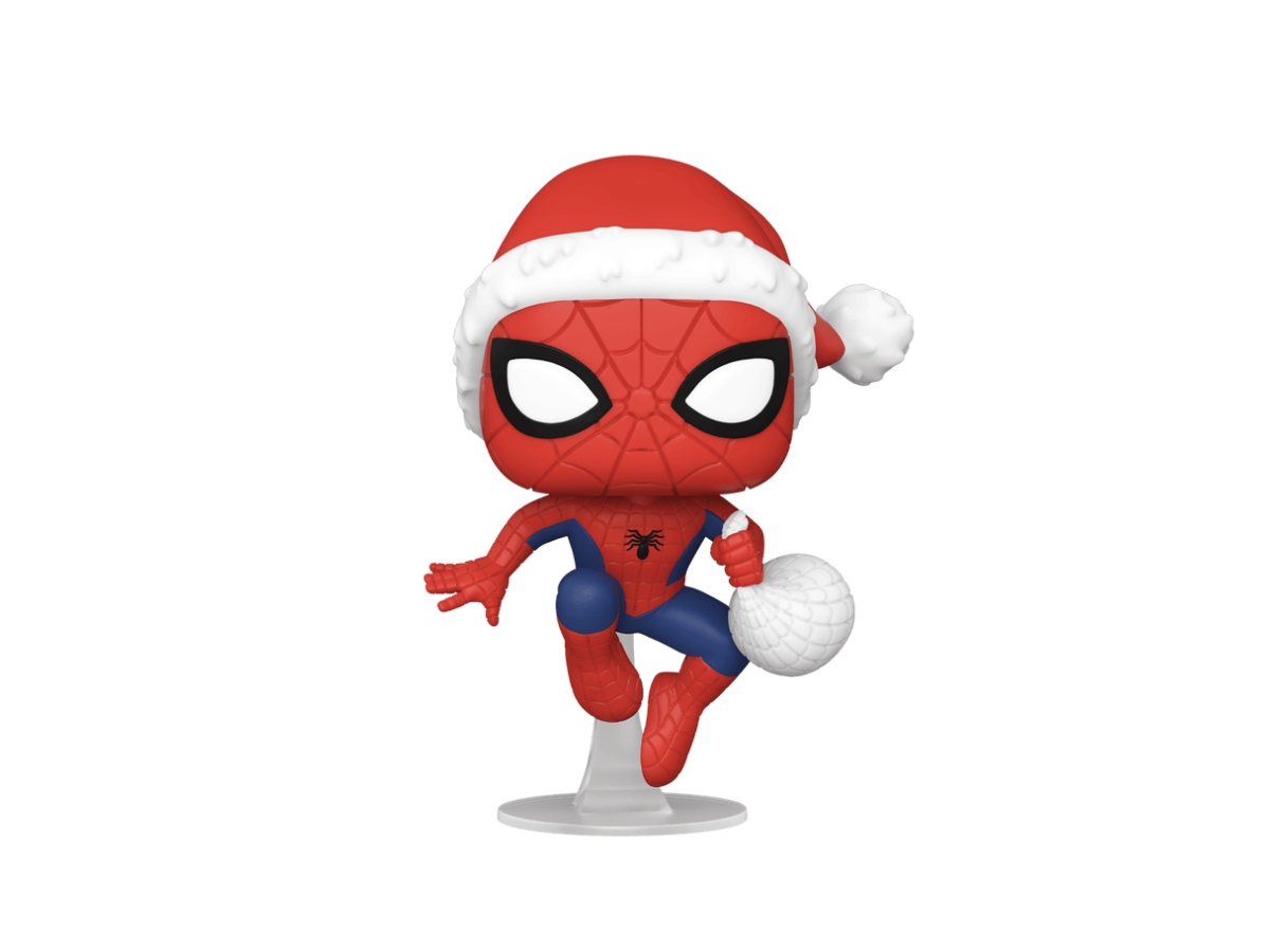 Funko Spider Man In Santa Hat 1136 Exclusive Pop Marvel Holiday By Funko Spider Man In Santa Hat 1136 Exclusive Pop Marvel Holiday By