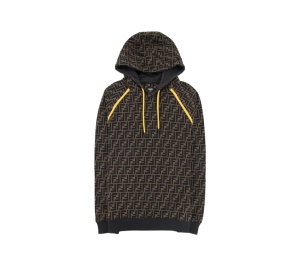 Buy Fendi FF Logo Hoodied Sweatshirt Tobacco Nero at Sasom – Authentic and Ready to Ship