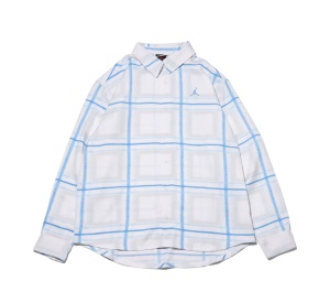 Buy Nike Jordan Essentials Checked Flannel Top Legend Blue at Sasom – Authentic and Ready to Ship