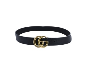 Buy Gucci GG Marmont Thin Belt Black at Sasom – Authentic and Ready to Ship
