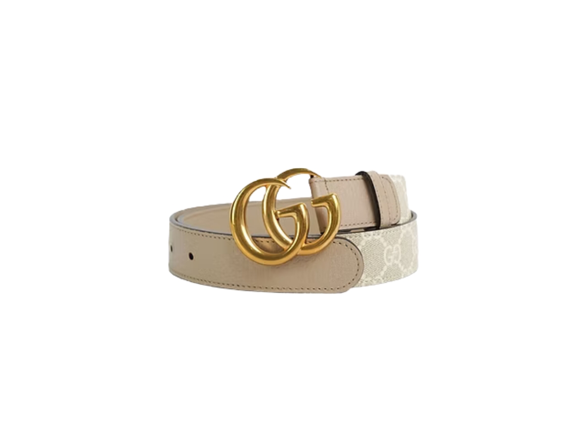 Buy Gucci GG Supreme Belt Beige at Sasom – Authentic and Ready to Ship