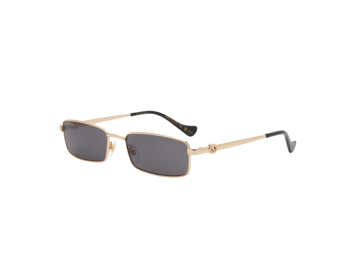 Buy Gucci Eyewear Sunglasses In Gold Frame With Grey Lenses at Sasom – Authentic and Ready to Ship
