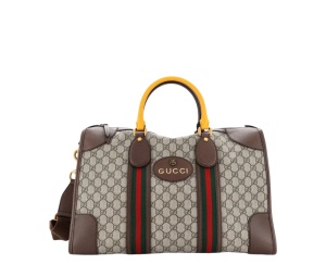Buy Gucci Soft GG Supreme Monogram Web Neo Vintage Duffle Bag Beige at Sasom – Authentic and Ready to Ship