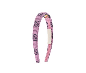 Buy Gucci Hair Band With An Embroidered Logo Pattern Pink at Sasom – Authentic and Ready to Ship