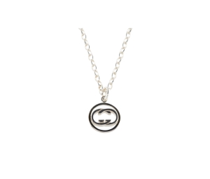 Buy Gucci Doppia Interlocking G Circle Pendant Necklace Silver at Sasom – Authentic and Ready to Ship