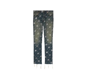 Buy Gucci Crystal Interlocking G Denim Blue Pants Denim at Sasom – Authentic and Ready to Ship
