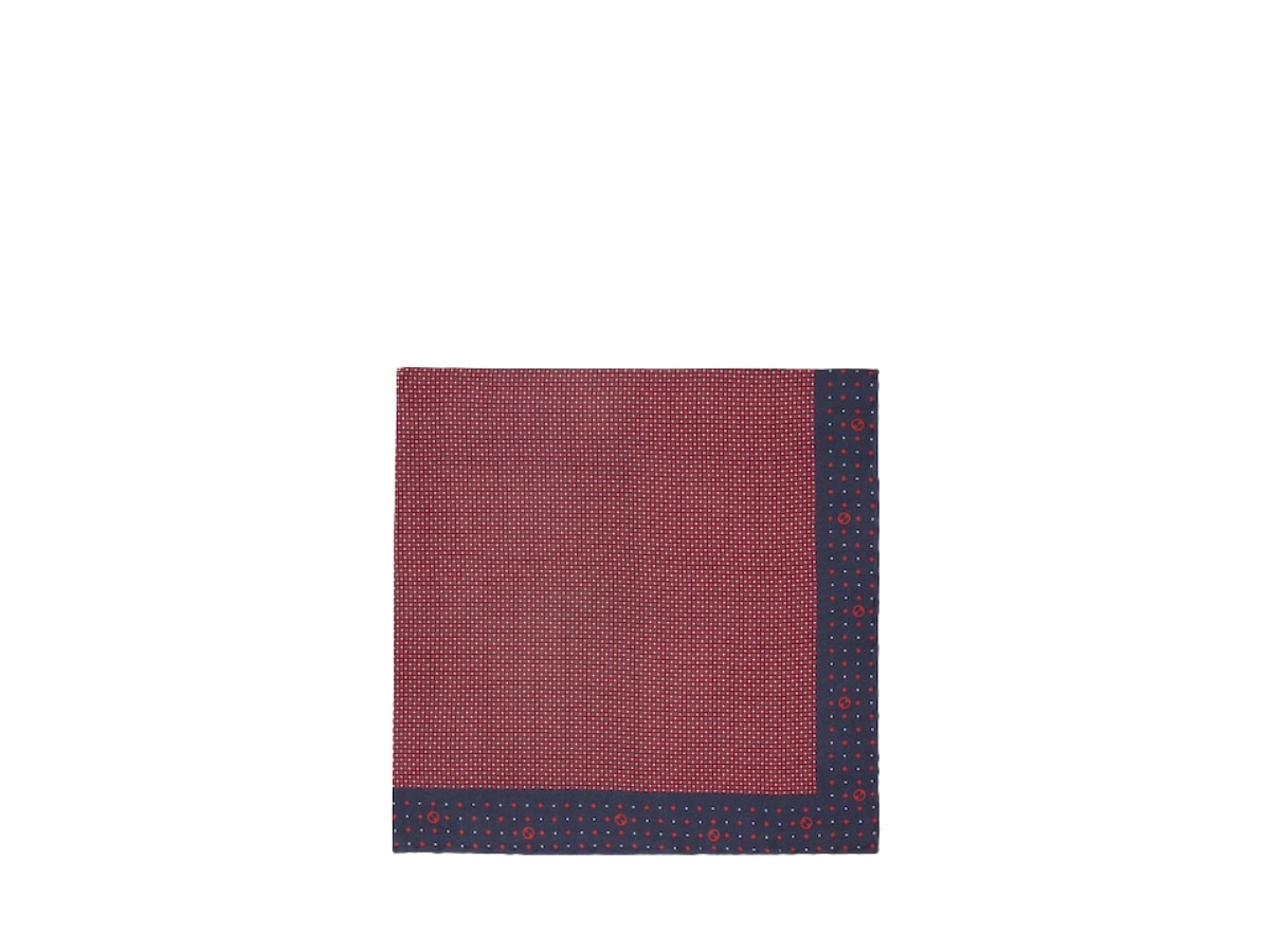 Buy Gucci Polka-dot Rhombus Silk Pocket Square Red at Sasom – Authentic and Ready to Ship