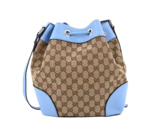 Buy Gucci Classic Bucket GG Canvas Blue Brown at Sasom – Authentic and Ready to Ship