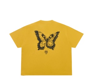 Buy Girls Don't Cry Butterfly T-Shirt Mustard at Sasom – Authentic and Ready to Ship