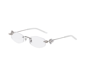 Gentle Monster Vamp GC12 In Translucent Gray Acetate Frame