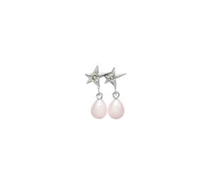 Gentle Monster Jennie - Dottler.P Sparkly Star-Shaped Charm With Pink Pearl Drops
