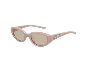 Gentle Monster Jennie - Fish Tail P7 In Pink Acetate Frame With Brown Lenses