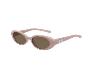 Gentle Monster Jennie - Hush P7 In Pink Acetate Frame With Brown Lenses
