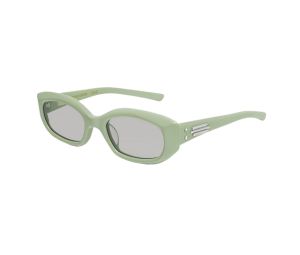 Gentle Monster Jennie - Wispy GR8 In Green Acetate Frame With Gray Lenses