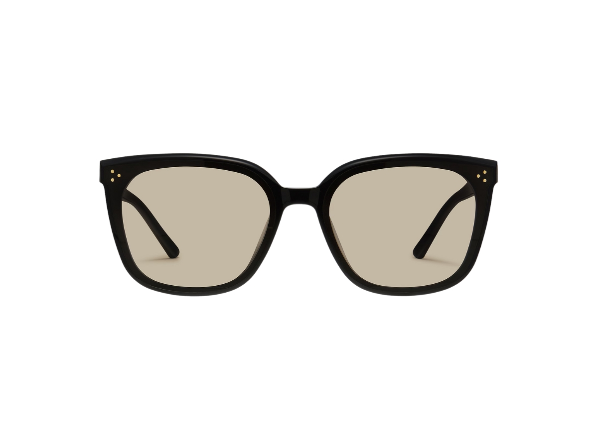Gentle Monster Loloe 01 Br In Black acetate frame With Brown lenses