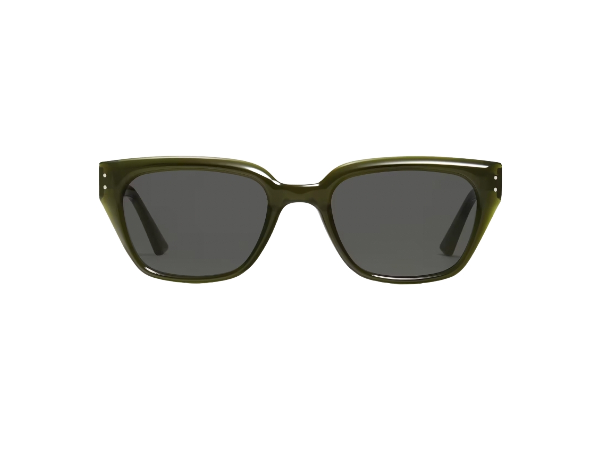 Gentle Monster Nada KC2 Sunglasses In Clear Khaki Acetate