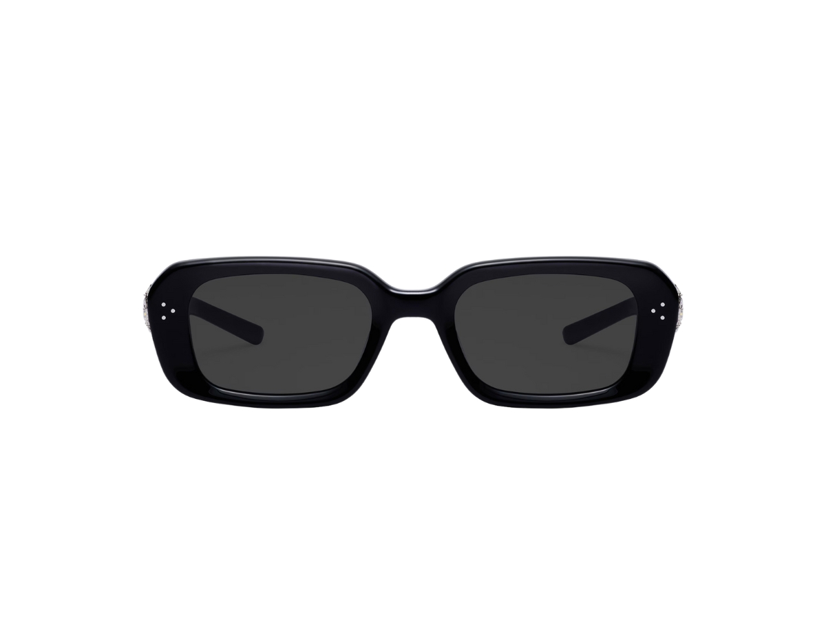 Gentle Monster Phantom 01 In Black Acetate Frame With Gray Lenses