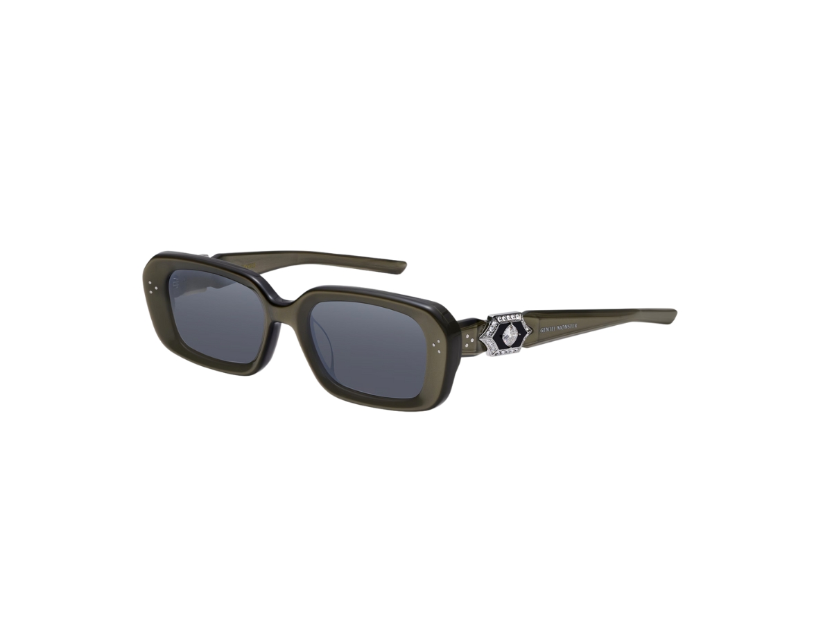 Gentle Monster Phantom Brc16 In Translucent Brown Acetate Frame