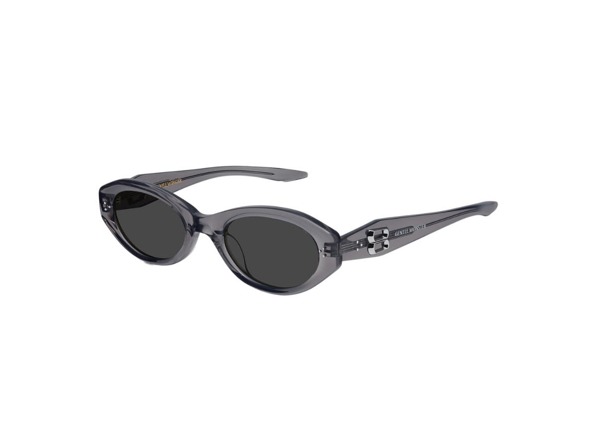 Gentle Monster Vamp GC12 In Translucent Gray Acetate Frame