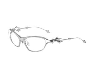 Gentle Monster On Ring 02 In Silver Metal Frame With Clear