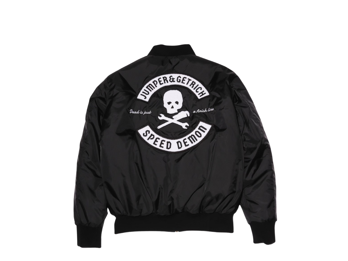 https://d2cva83hdk3bwc.cloudfront.net/getricheasy-x-jumper-motor-garage-bomber-jacket-black-3.jpg