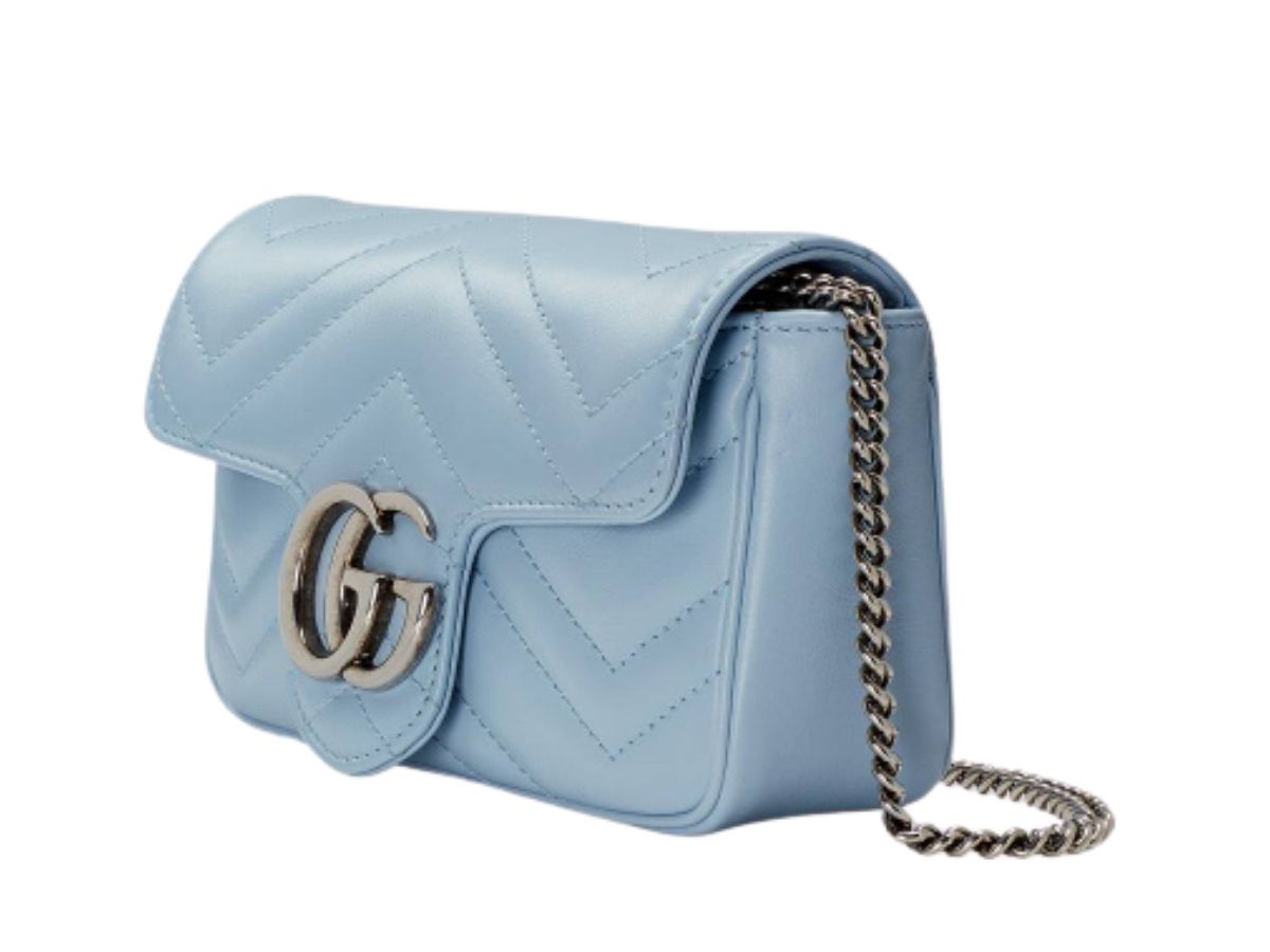 Gucci blue 2025 marmont bag