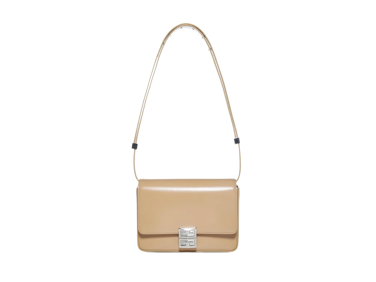 Givenchy 4G Medium Shoulder Bag In Calfskin Leather With Silver