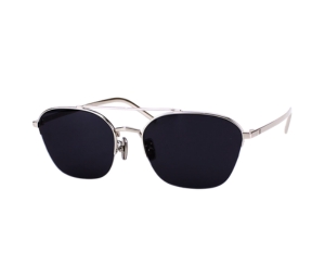 Givenchy GV40004U-16A-57 Sunglasses In Silver Metal Frame With Grey Lenses