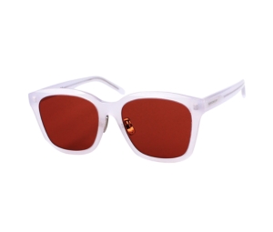 Givenchy GV40018F-24S-55 Sunglasses In Light Purple Translucent Framw With Red Lenses