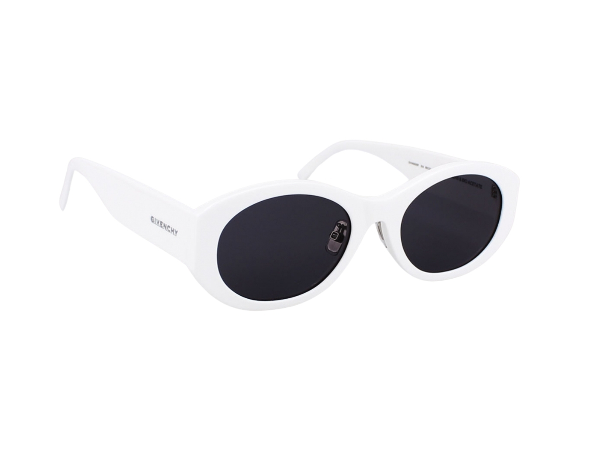 Givenchy GV40020F-21A-55 Sunglasses In White Acetate Frame 