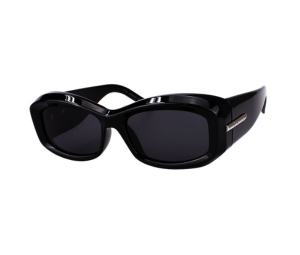 Givenchy GV40044U-01A-56 Sunglasses In Black Acetate Frame With Grey Lenses