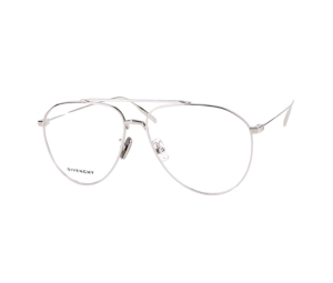 Givenchy GV50006U-016-58 Glasses In Silver Metal Frame With Mirror Lenses